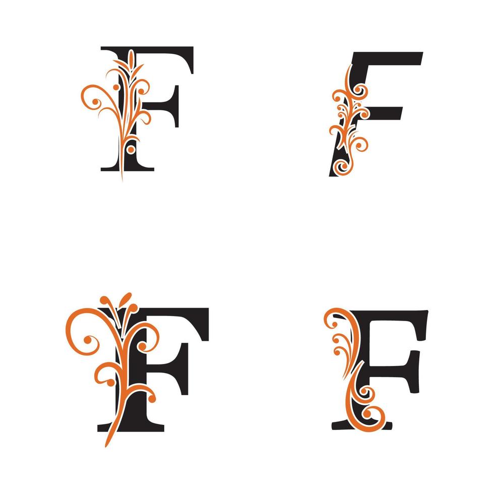 Creative Letter F Logo design vector template Symbol Logotype.