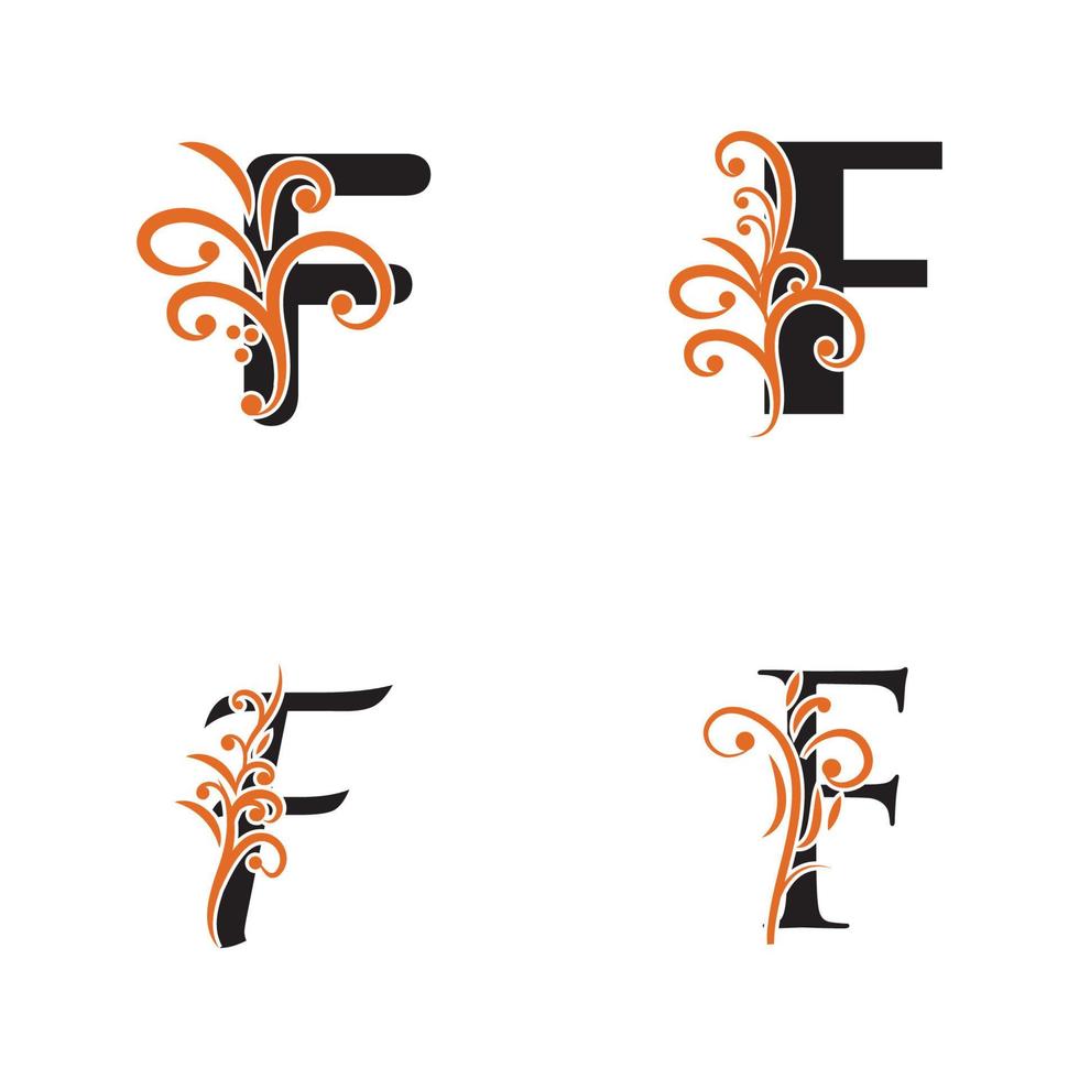 Creative Letter F Logo design vector template Symbol Logotype.