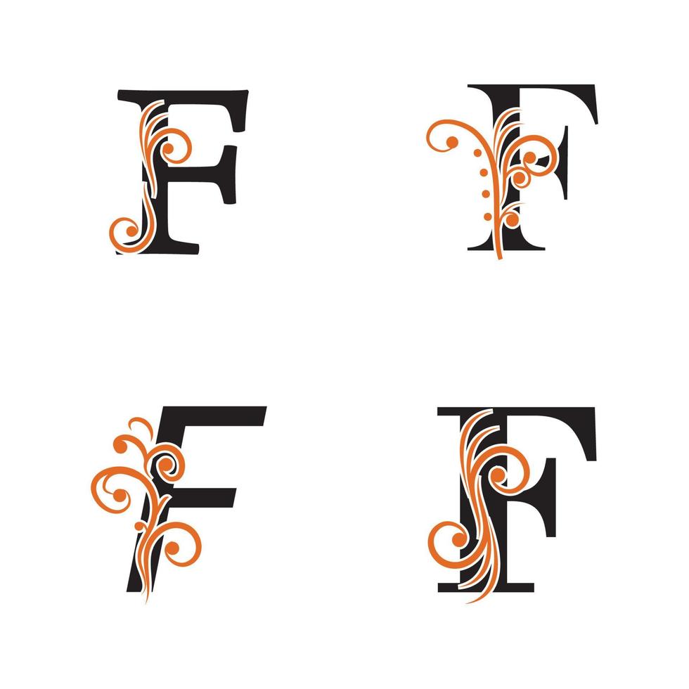 Creative Letter F Logo design vector template Symbol Logotype.