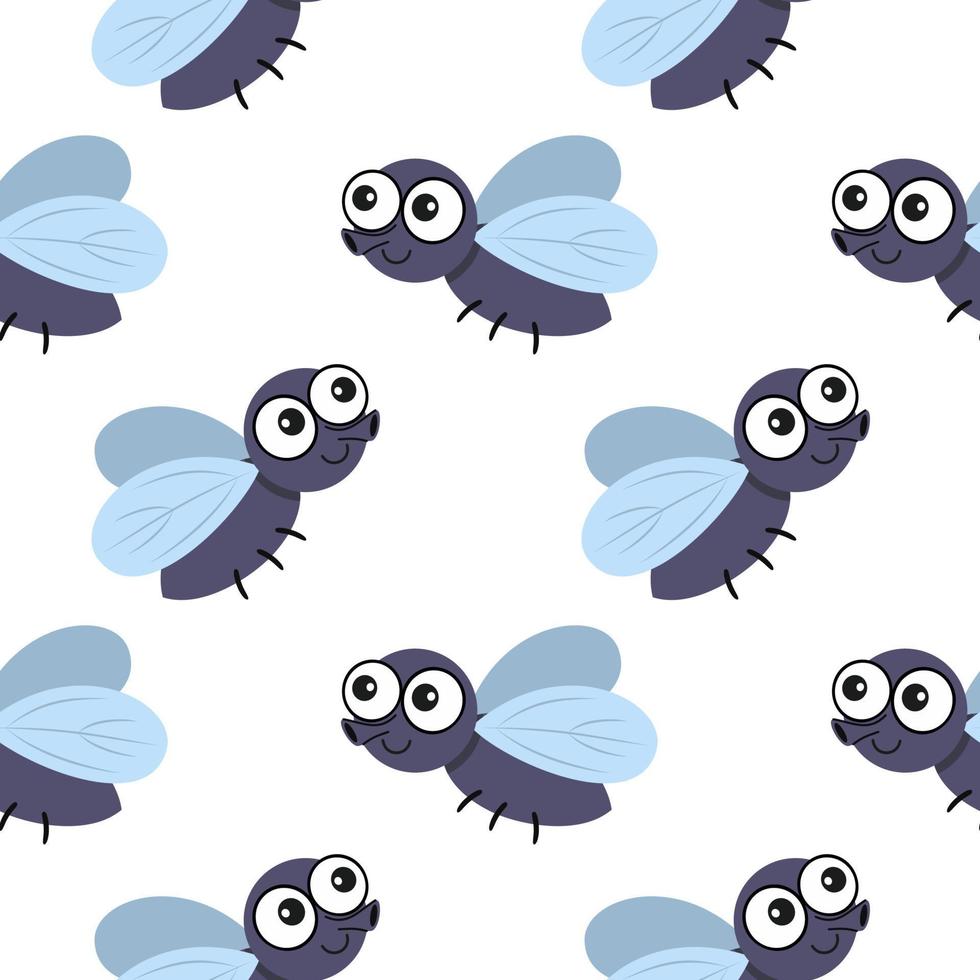 patrón sin fisuras con lindas moscas. Fondo para confección de ropa infantil, impresión en tela y papel de embalaje. 4773222 Vector en Vecteezy patr-n-sin-fisuras-con-lindas-moscas-fondo-para-confecci-n-de-ropa-infantil-impresi-n-en-tela-y-papel-de-embalaje-4773222-vector-en-vecteezy