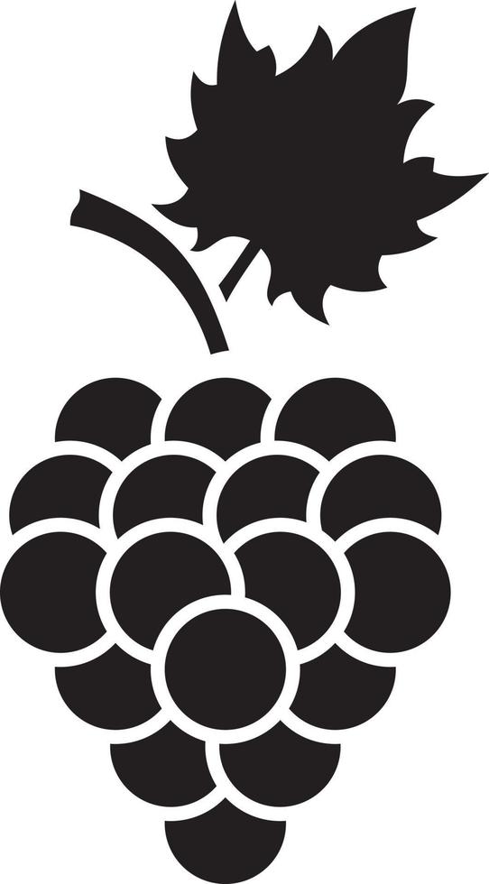 Grape vector silhouette