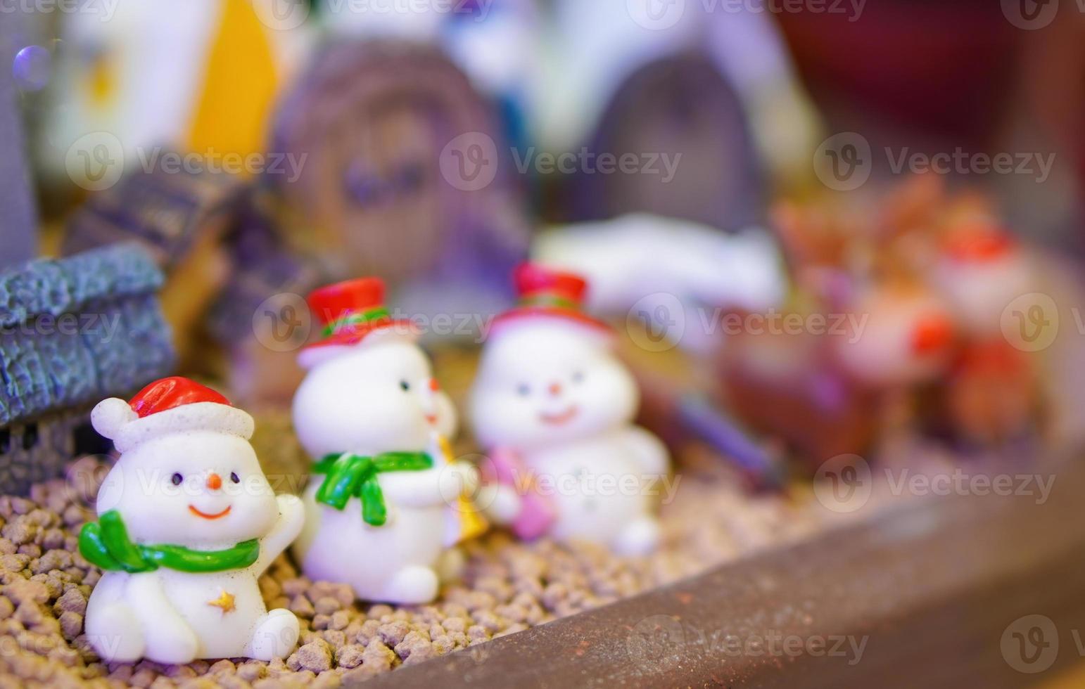 Polar bear figurine display photo