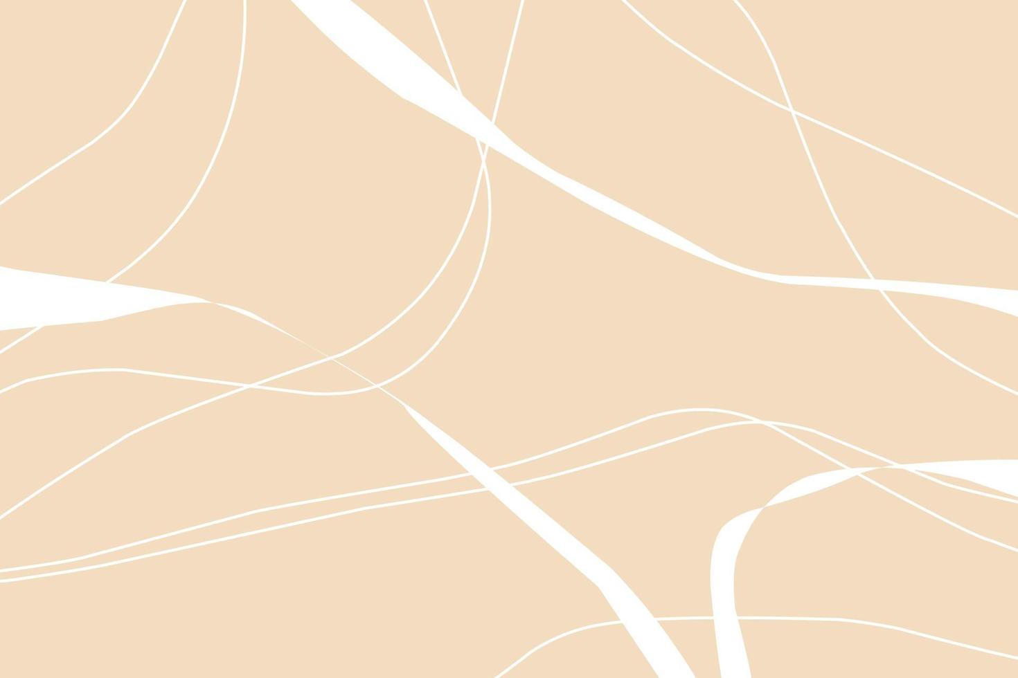 stylish templates with organic abstract shapes and line in nude colors. Pastel background in minimalist style. Contemporary vector Illustration