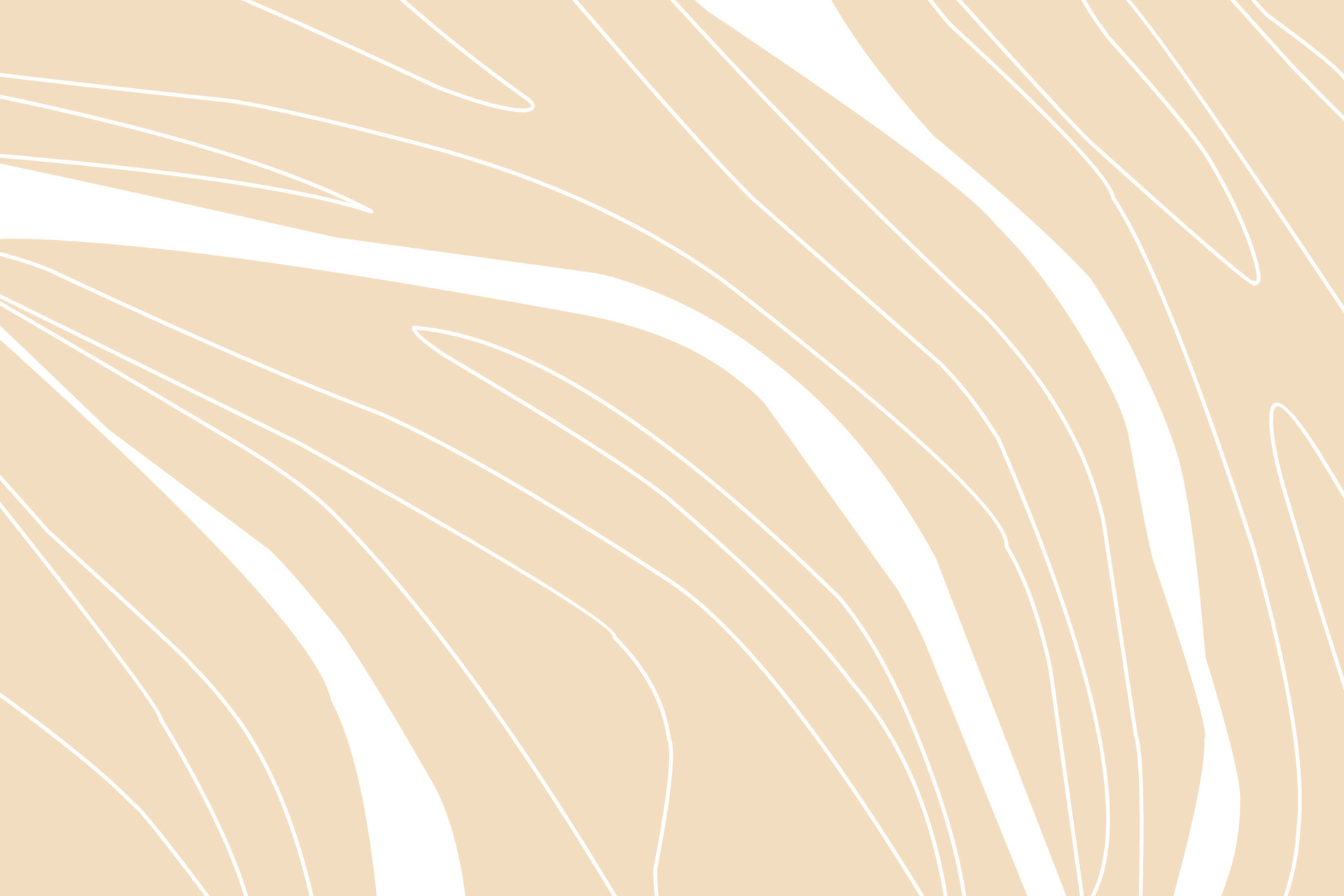 Stylish Templates With Organic Abstract Shapes And Line In Nude Colors