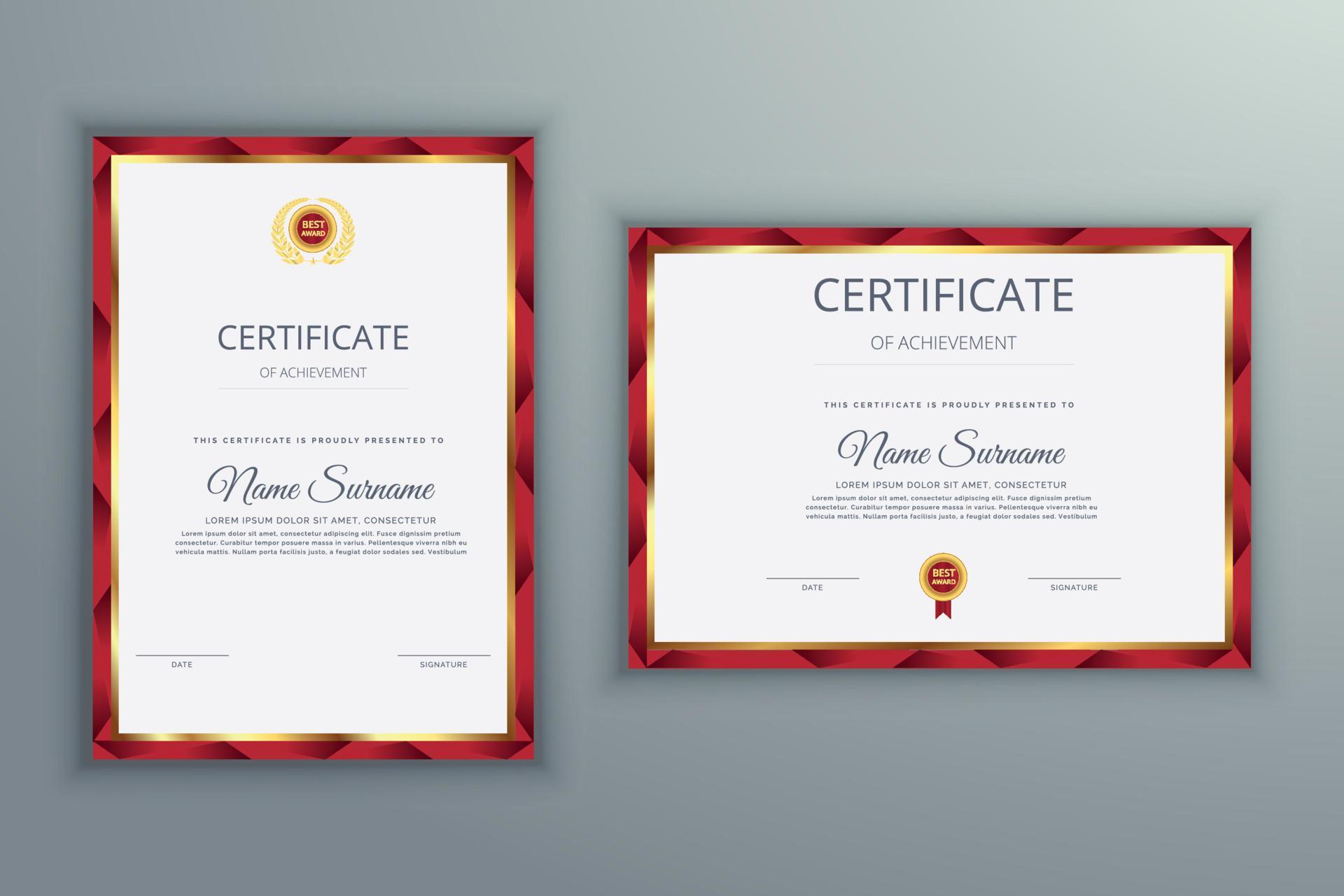 creative certificate design inspiration