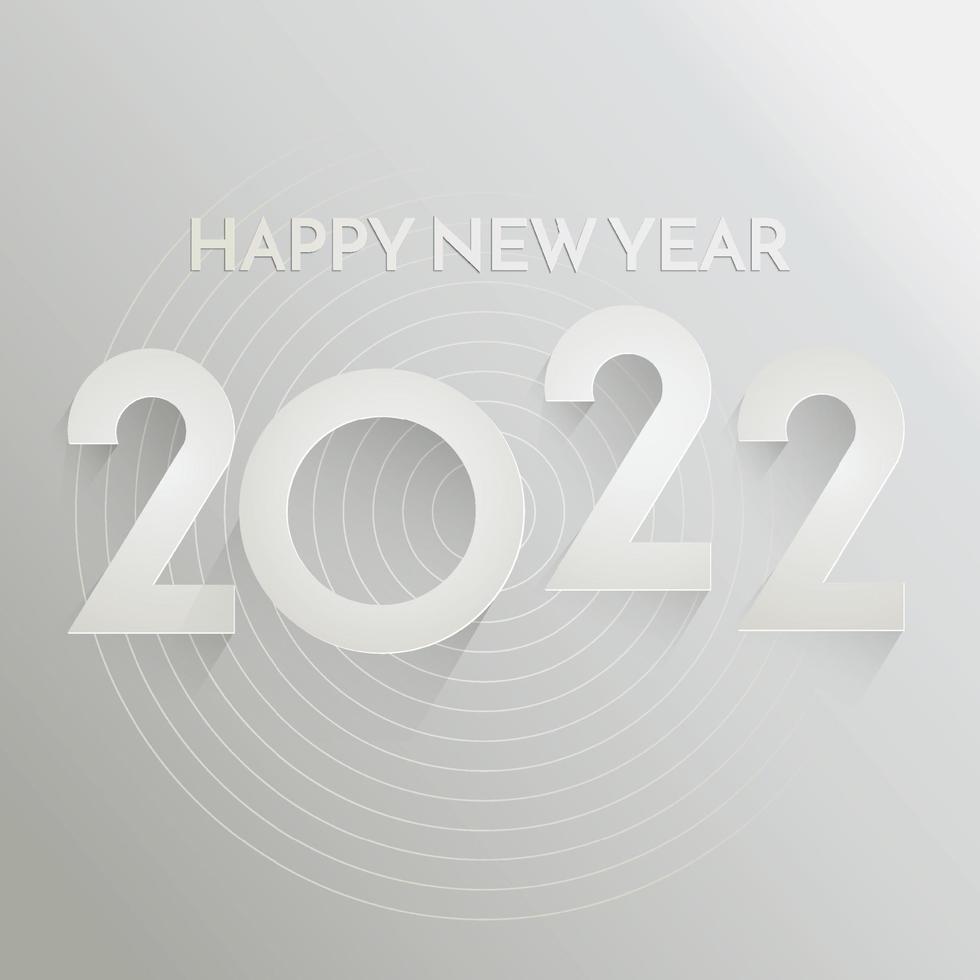 Happy New Year celebration 2022 template background. Vector paper illustration. Happy New Year celebration 2022 template background.