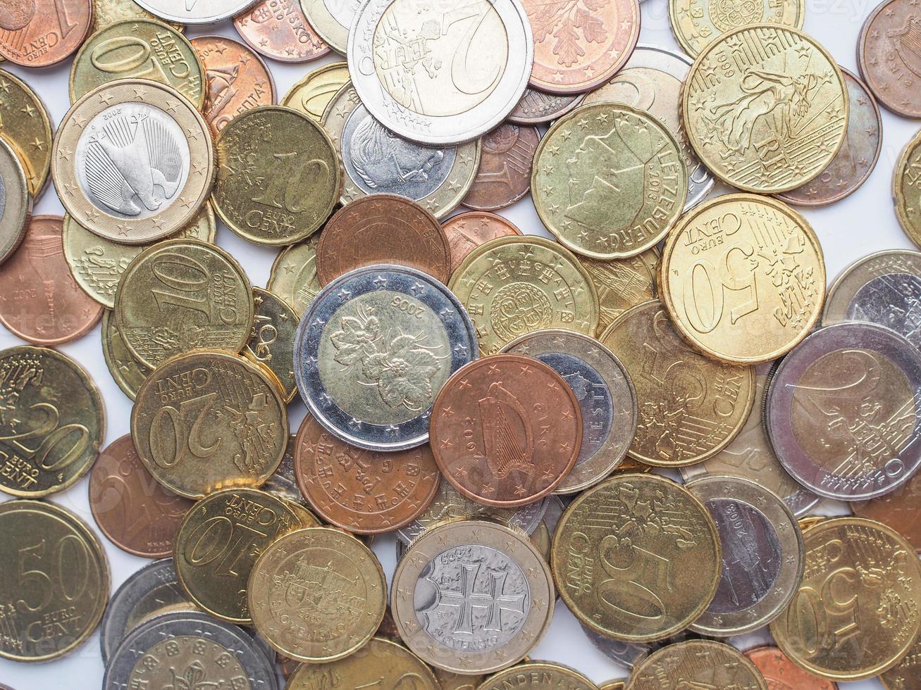 Euro coins, European Union photo