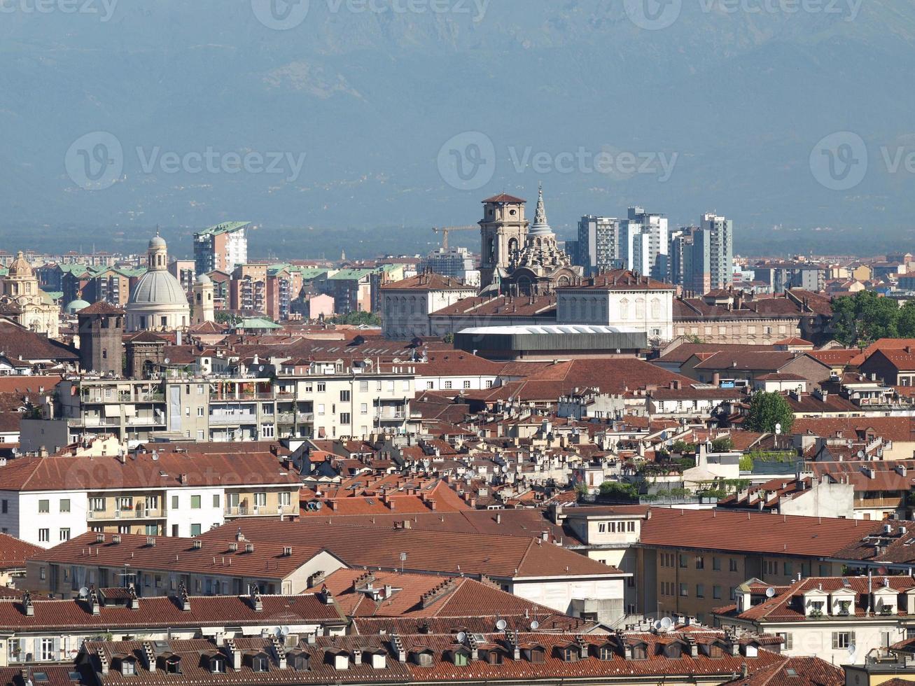 Aerial view of Turin photo