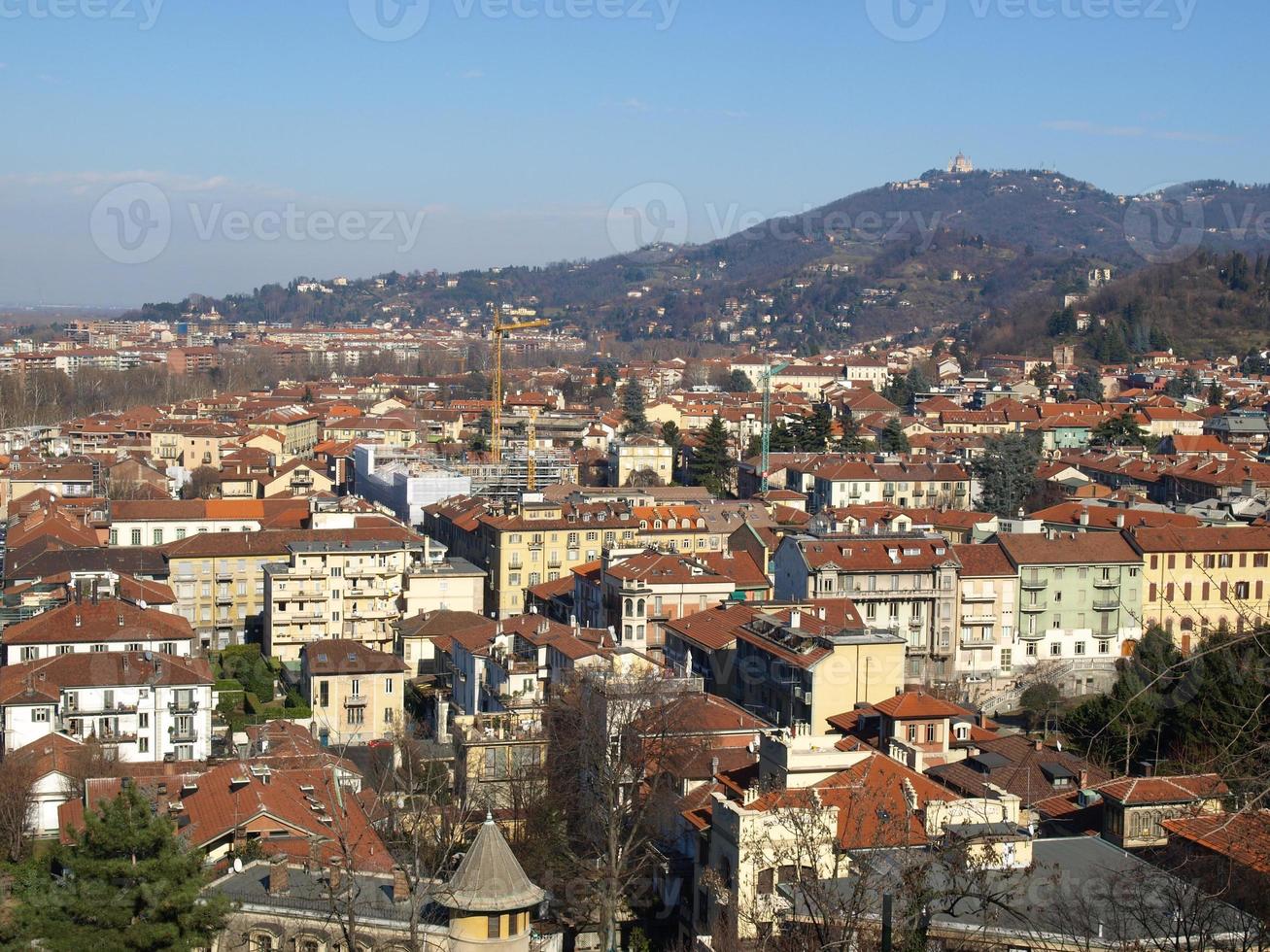 Aerial view of Turin photo