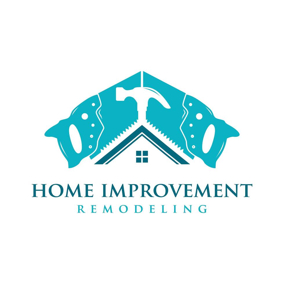 home improvement logo vector