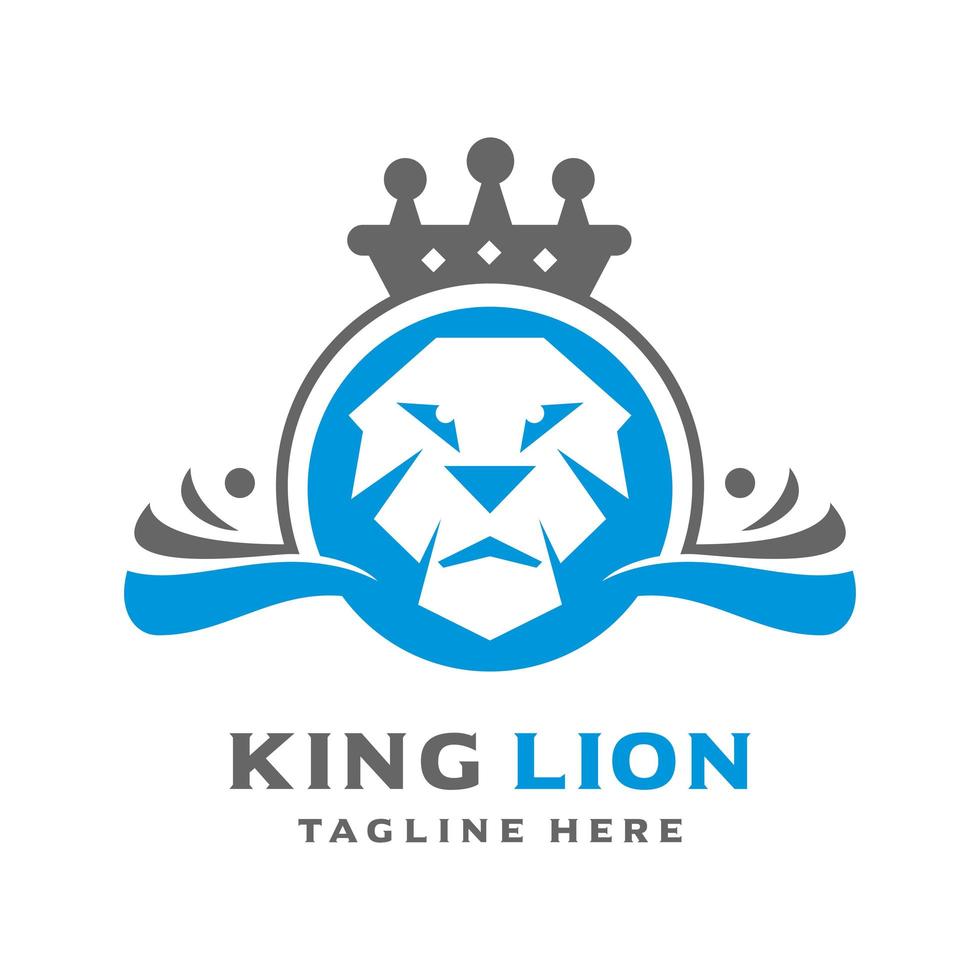 lion king's logo vector
