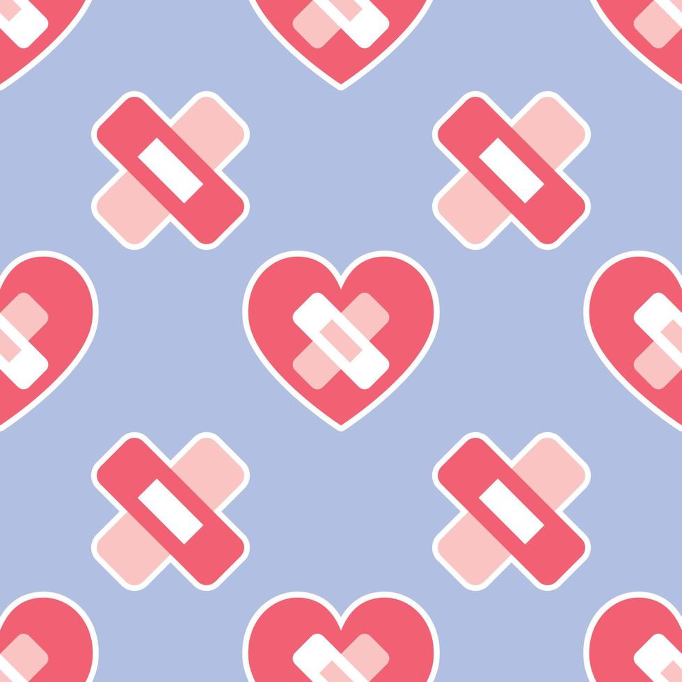 sweet icon valentines seamless fashion pattern vector