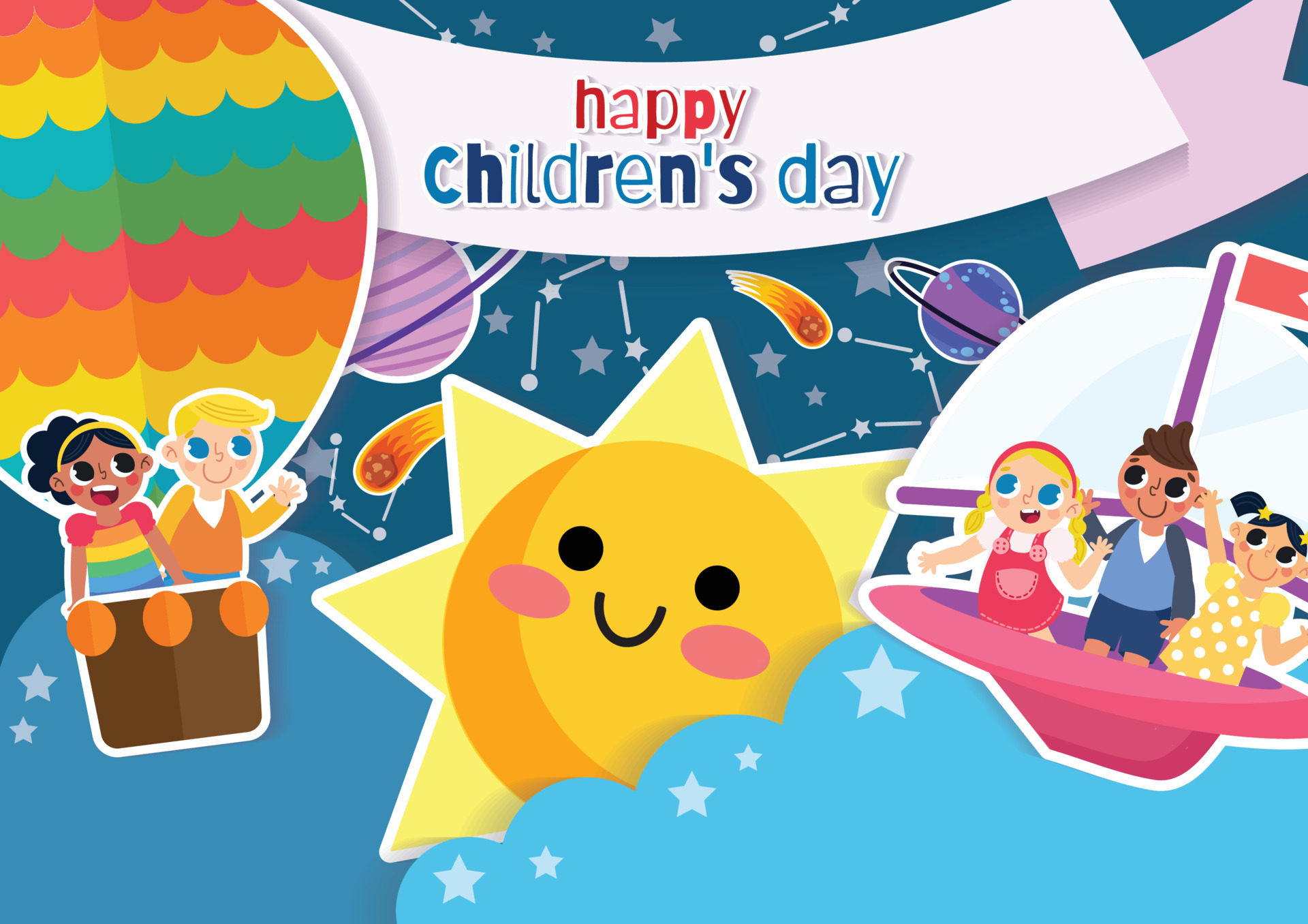 children's day vector smiling sun and children wallpaper 4776362 Vector Art at Vecteezy children's day vector smiling sun and children wallpaper 4776362 Vector Art at Vecteezy