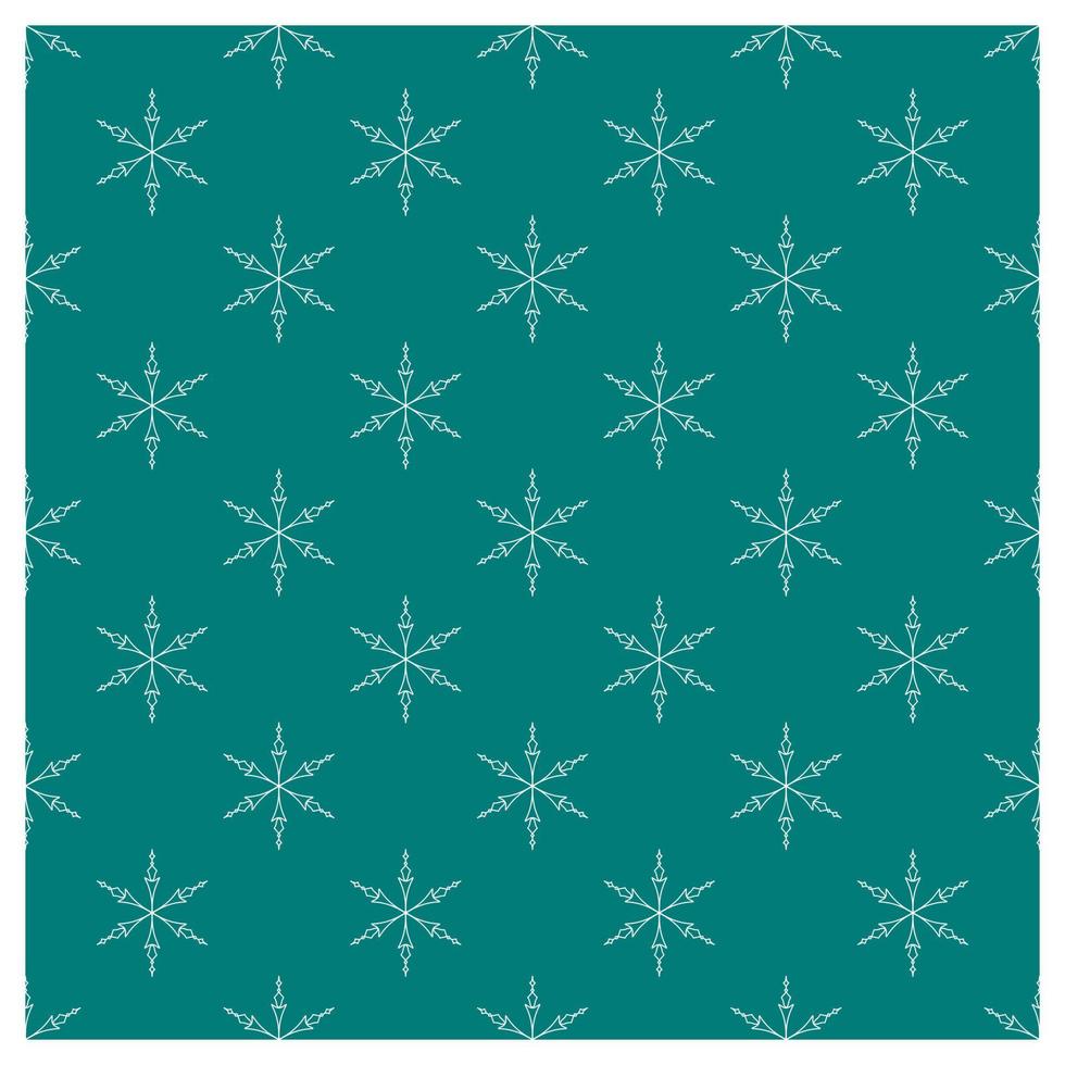 Vector snowflake seamless pattern for Chritsmas holiday.