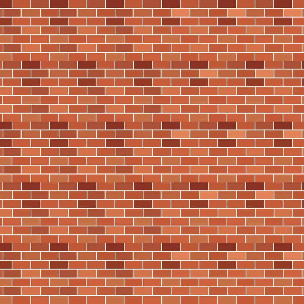 Brick wall seamless pattern design for decorating, wallpaper, wrapping paper, fabric, backdrop and etc. vector