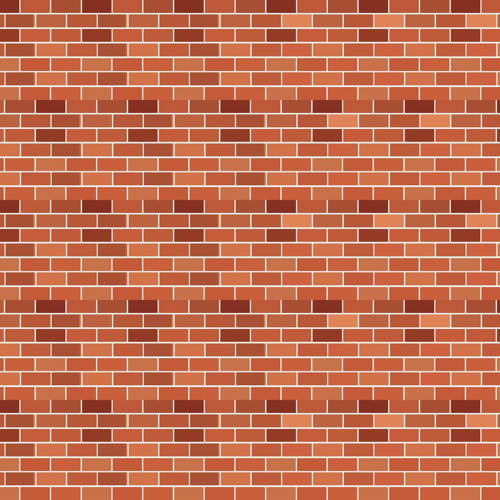 Brick wall seamless pattern design for decorating, wallpaper, wrapping paper, fabric, backdrop and etc. vector