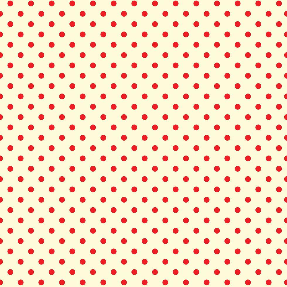 red dot seamless pattern design for decorating, wallpaper, wrapping paper, fabric, backdrop and etc. vector