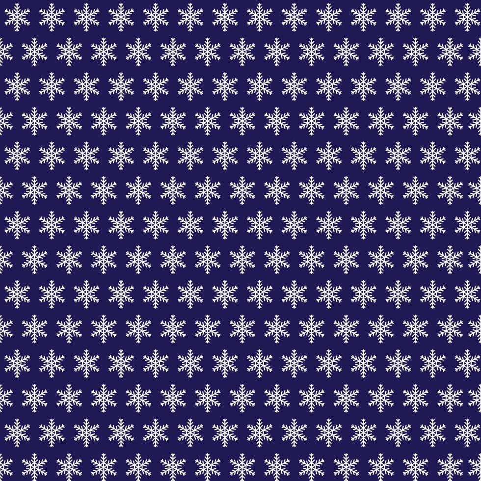 snownflake Classic seamless pattern design for decorating, wrapping paper, wallpaper, fabric, backdrop and etc. vector