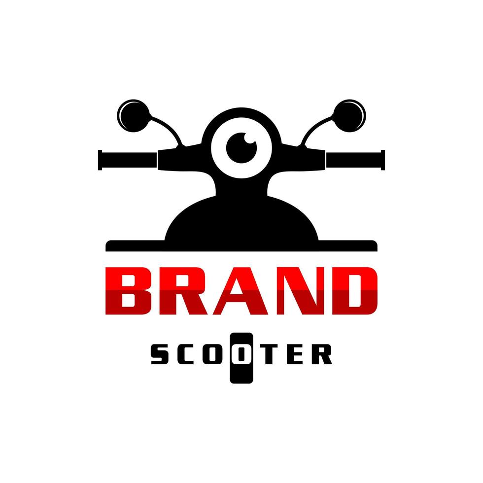 scooter logo design 4776790 Vector Art at Vecteezy