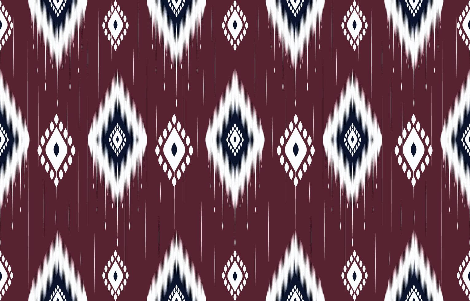 Ethnic fabric texture pattern Abstract Geometric Vector Aztec oriental illustration retro embroidery repeating ceramic tile