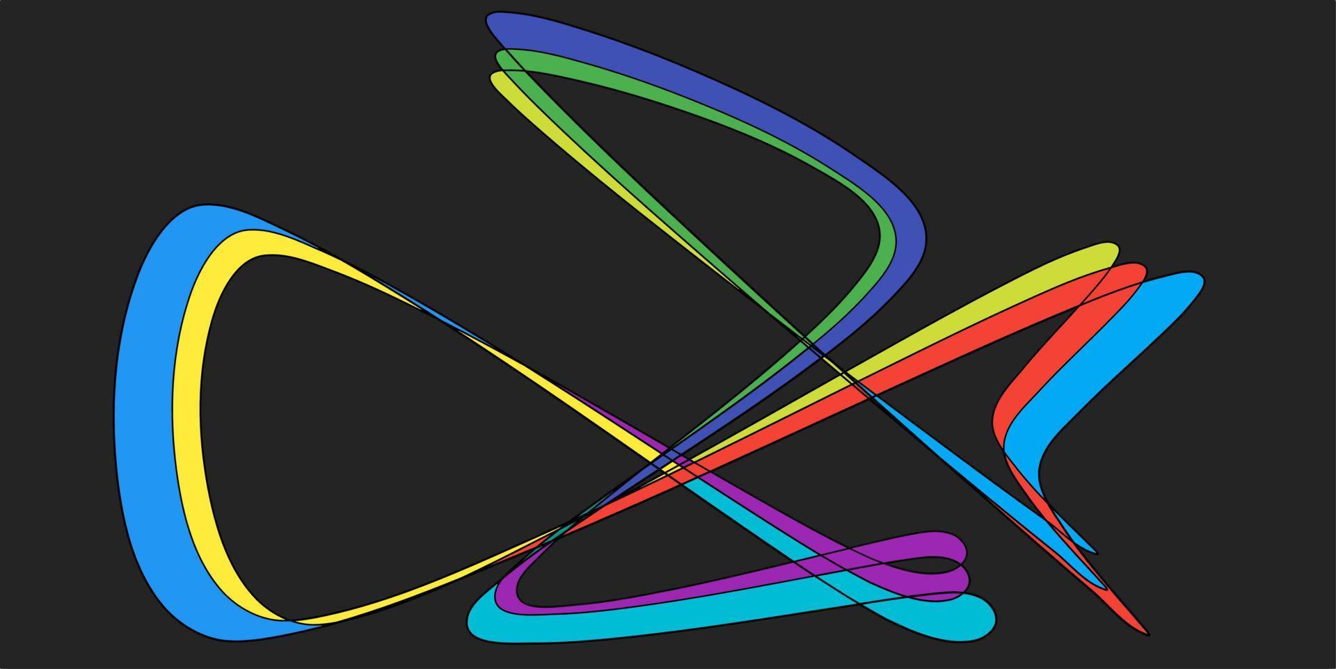 an abstract shaped background illustration vector