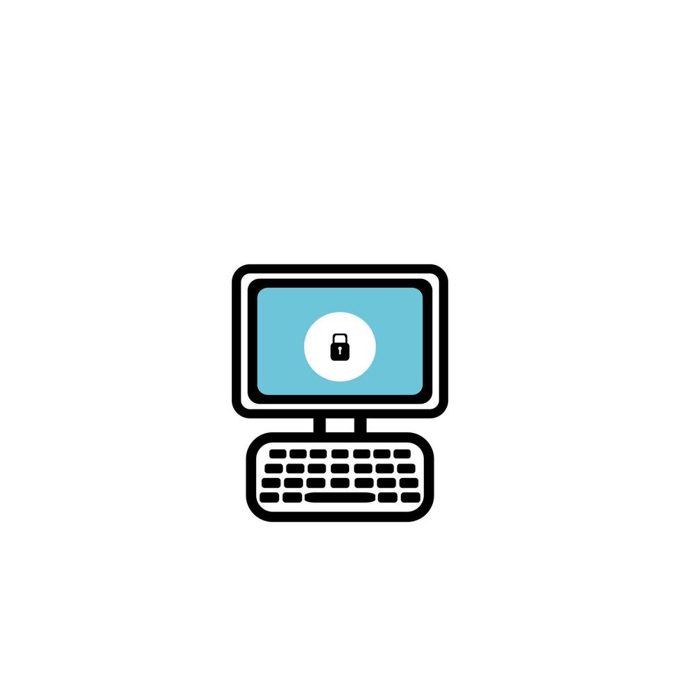 Cyber crime illustration digital technology vector