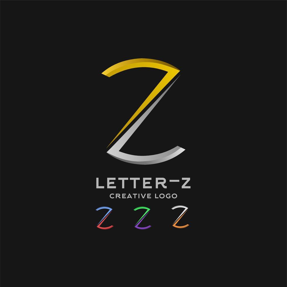 logotipo de la letra z, vector libre