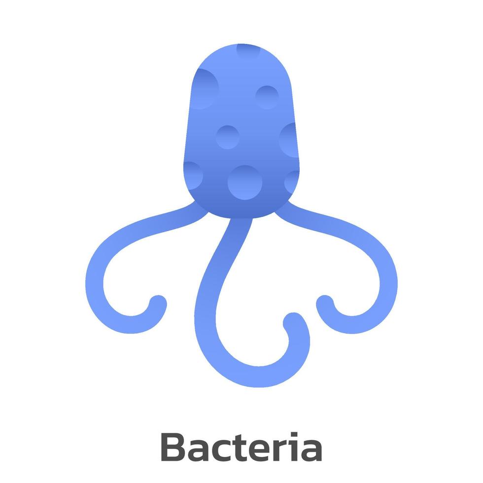 Cartoon vector of Virus and Bacteria.