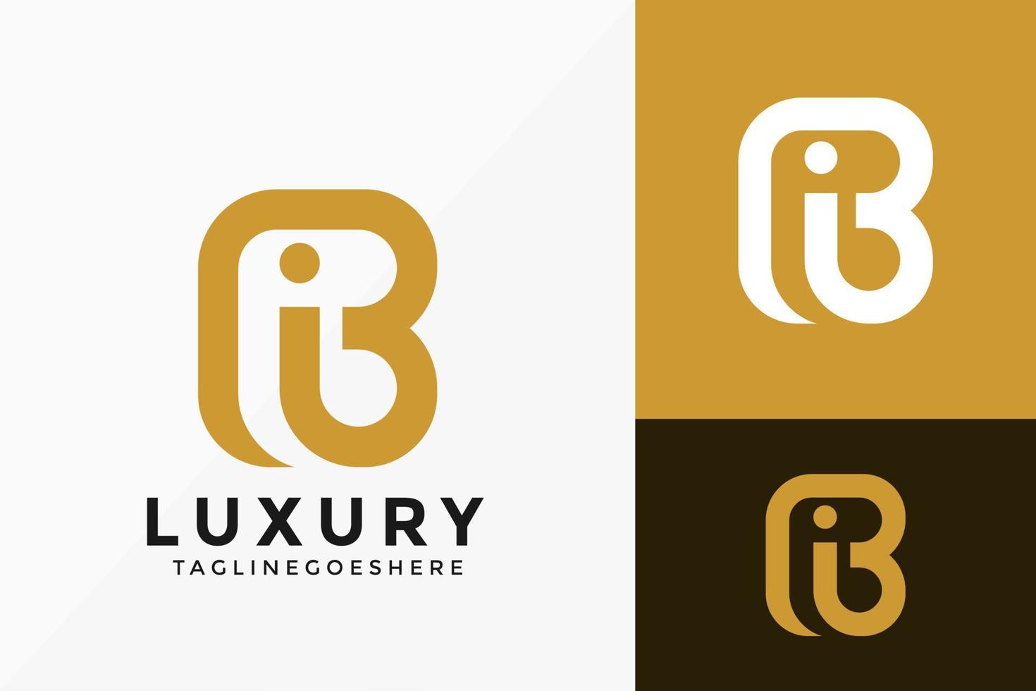 Letter B Luxury Company Logo Vector Design. Abstract emblem, designs concept, logos, logotype element for template.