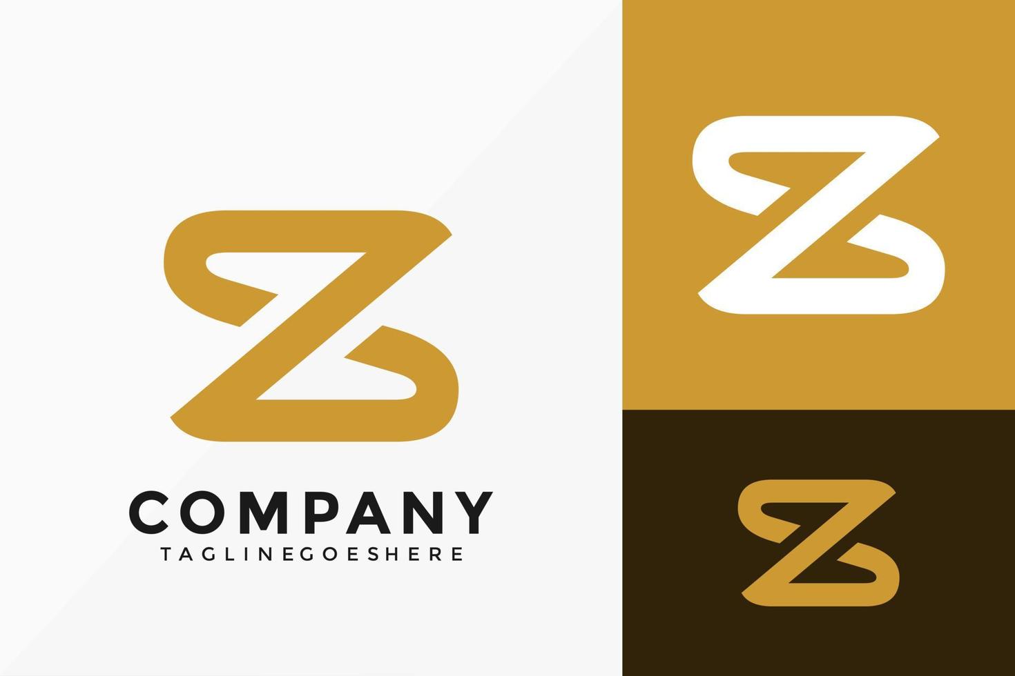 Diseño de vector de logotipo de empresa de letra z de lujo. emblema abstracto, concepto de diseños, logotipos, elemento de logotipo para plantilla.