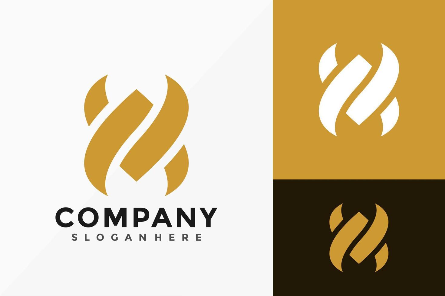 Diseño de logotipo de lujo de letra x, diseños de logotipos modernos creativos, plantilla de ilustración vectorial vector