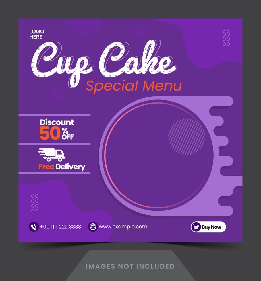social media post feed and story drink template for  social media post advertising banner vector