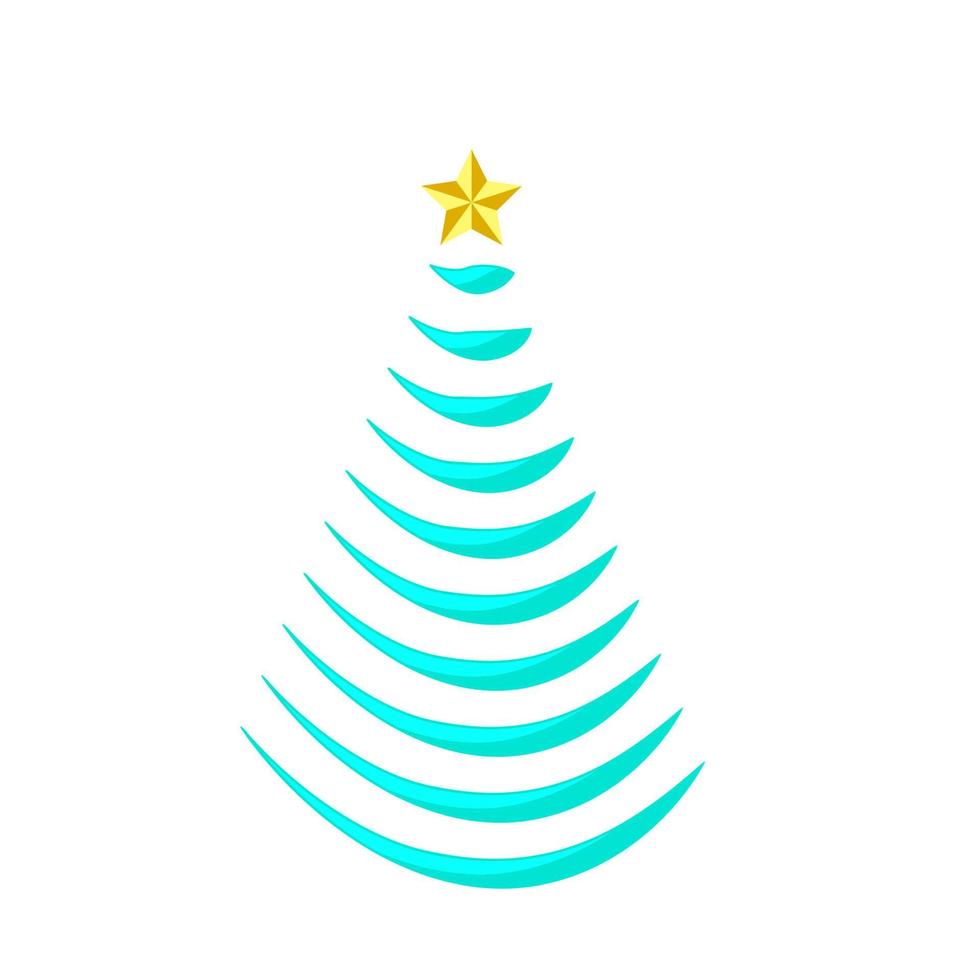 adorno de flores para la decoración del árbol de navidad vector