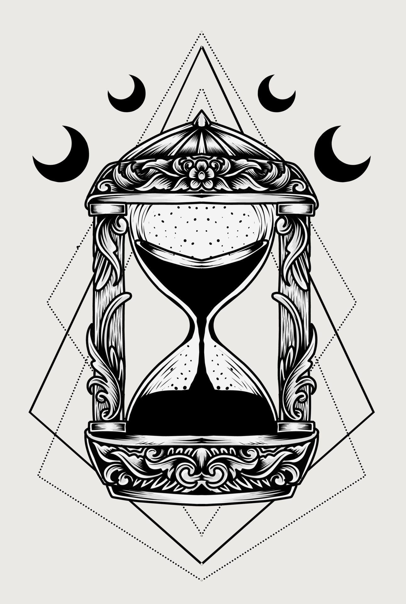 ancient hourglass