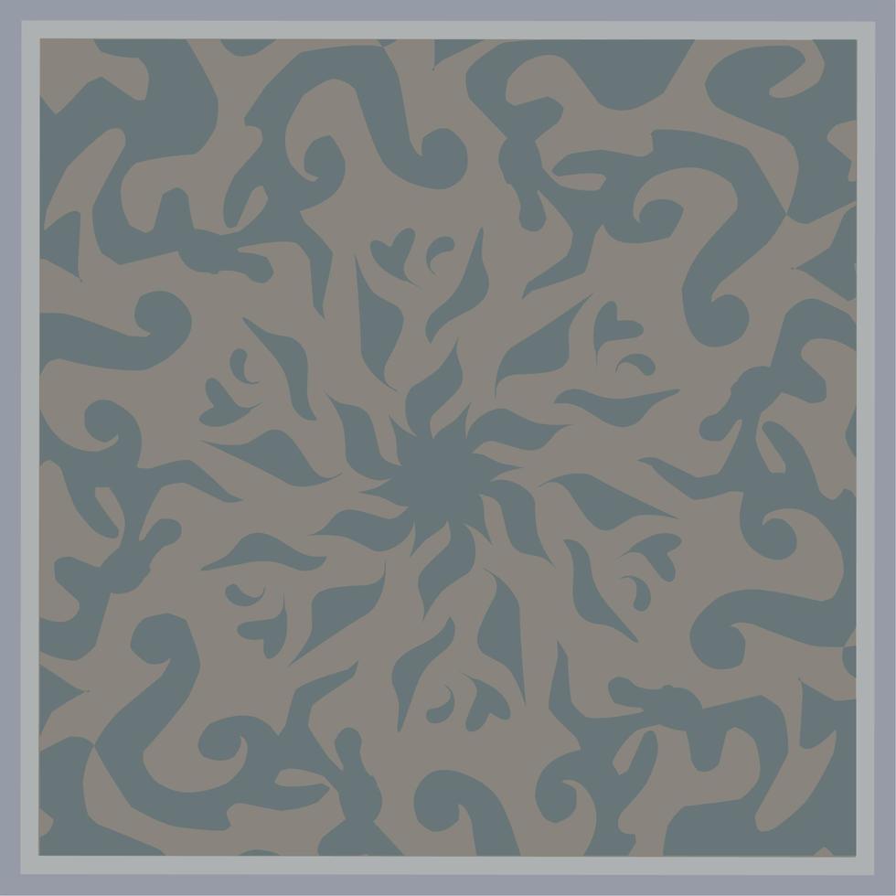 Silk square scarf with abstract stroke line pattern contemporary pastel color for hijab, wallpaper, background. vector