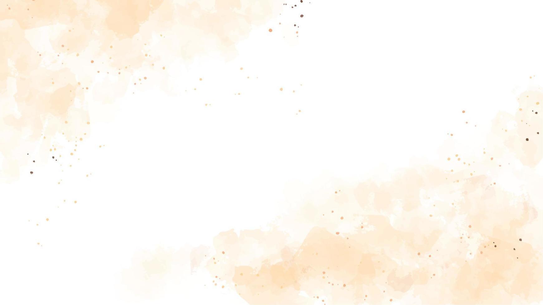 watercolor light brown dust autumn abstract  background vector