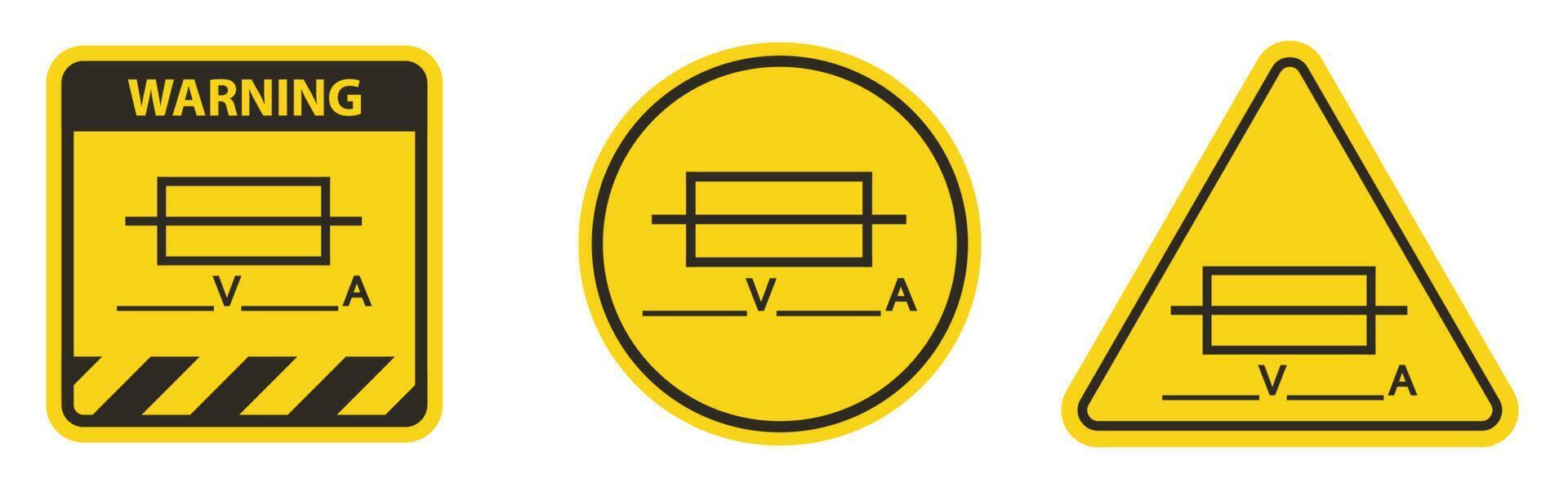 Fuse Writable Symbol Sign Isolate On White Background,Vector Illustration EPS.10 vector