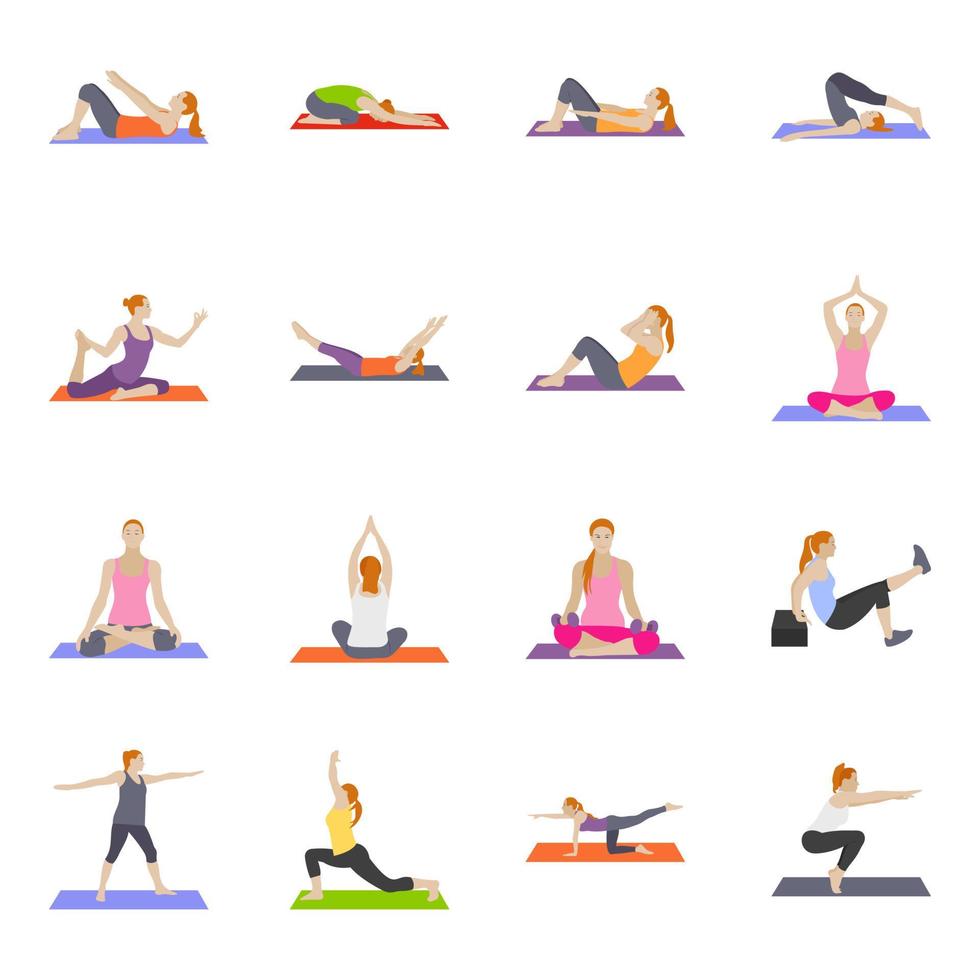 Physical Exercises Concepts vector