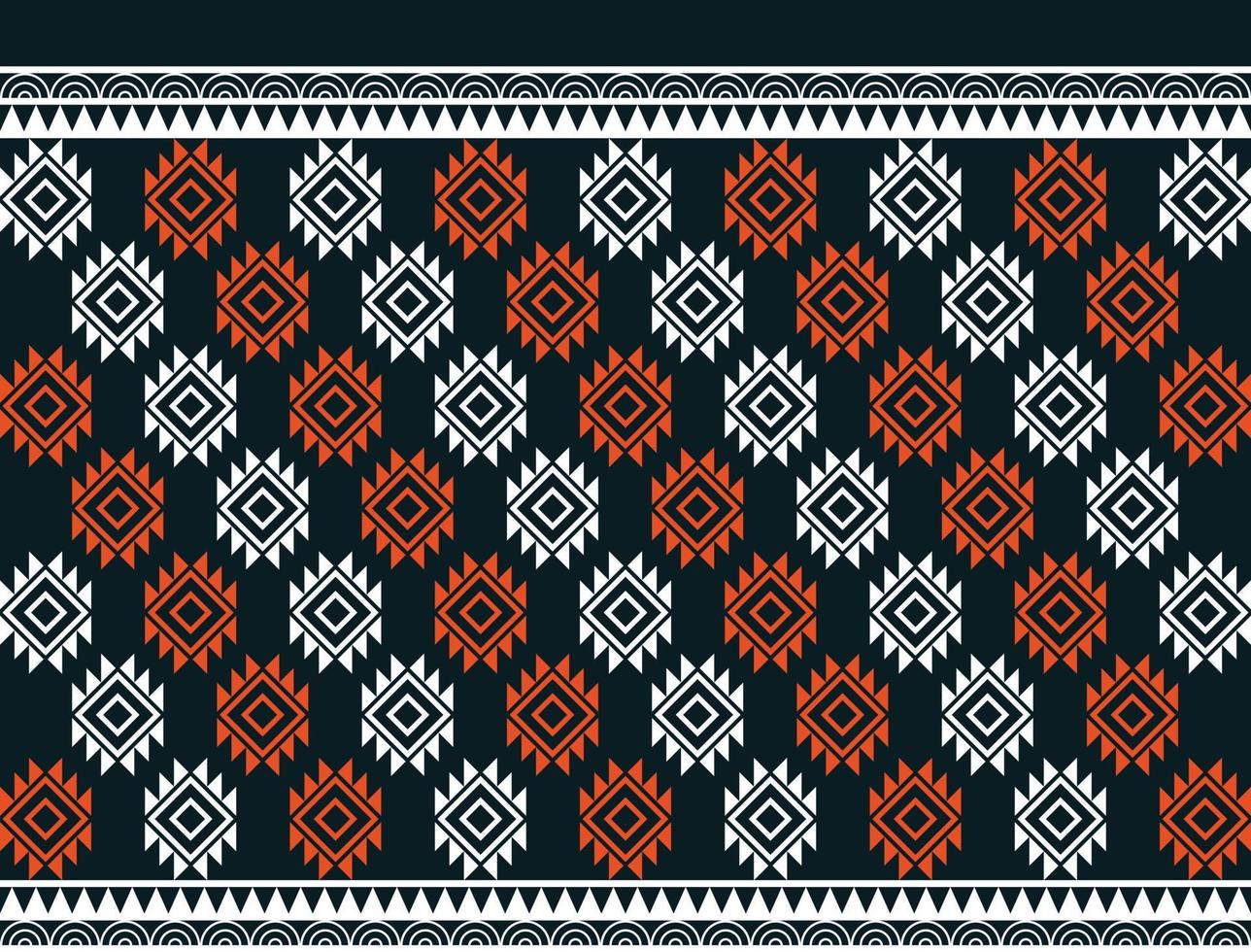 Fondo geométrico del modelo oriental étnico. diseño de textura, envoltura, ropa, batik, tela, papel tapiz y fondo. diseño de bordado de patrones. vector