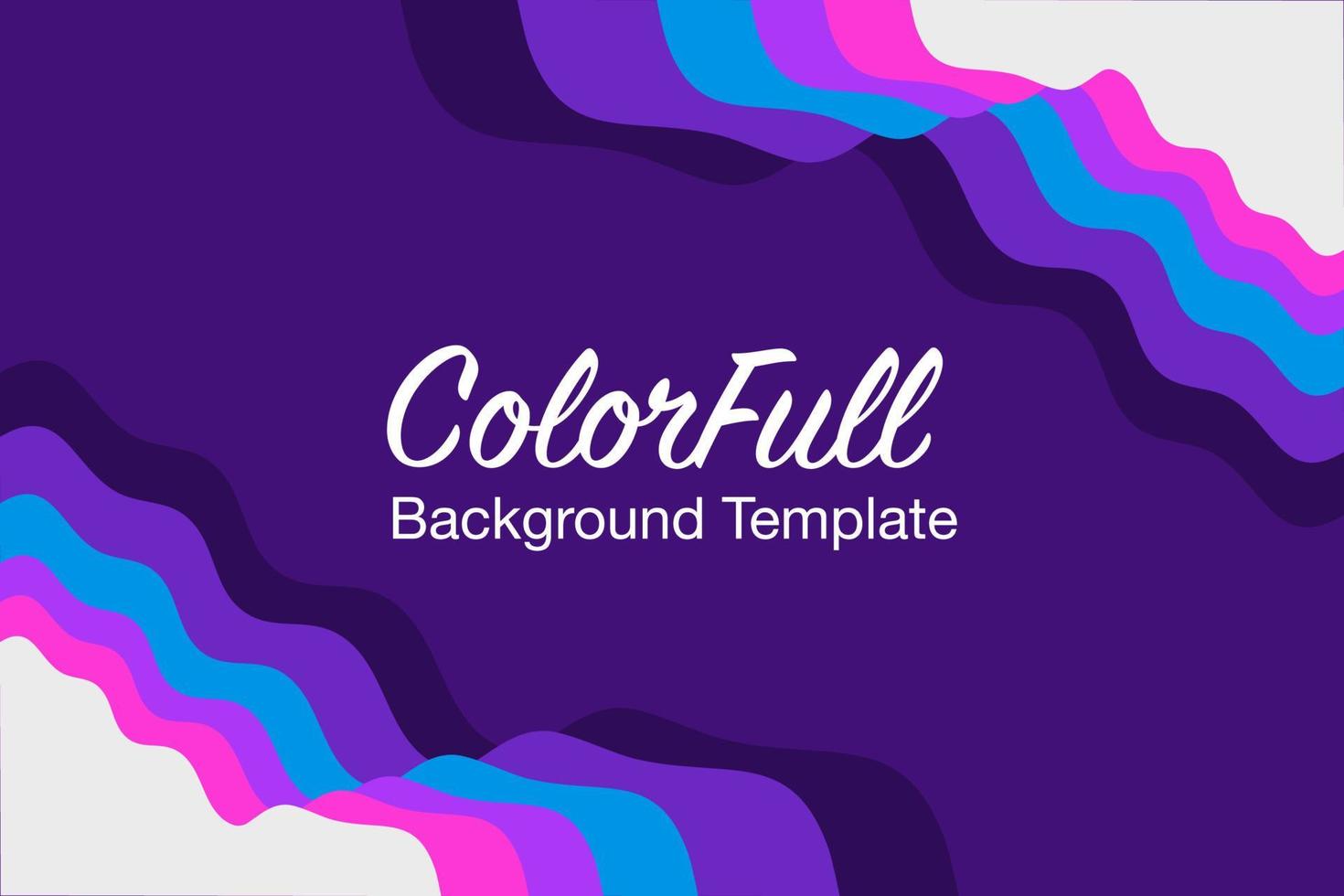 Papercut Effect Background ColorFull vector