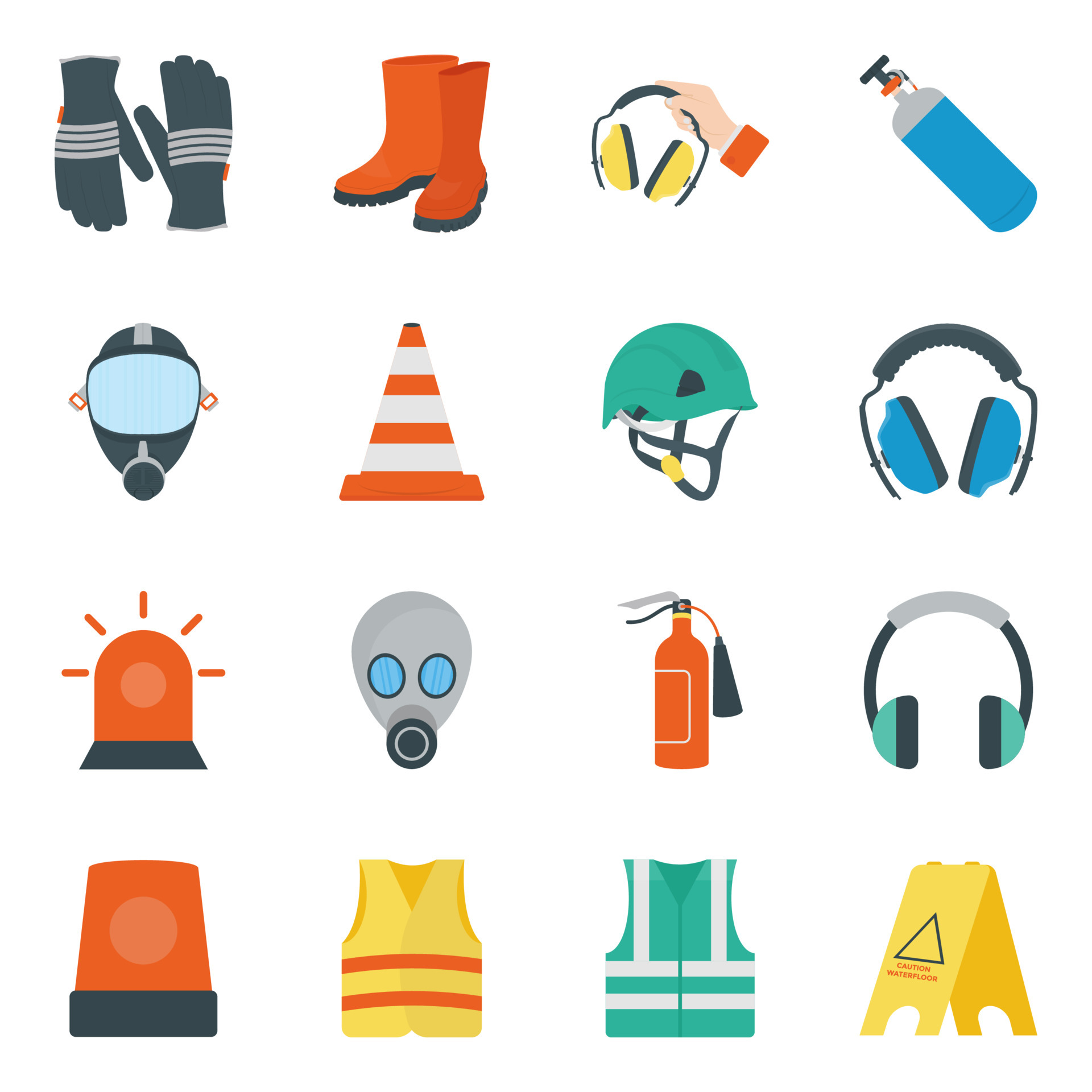 Safety Equipment Concepts 4785032 Vector Art at Vecteezy