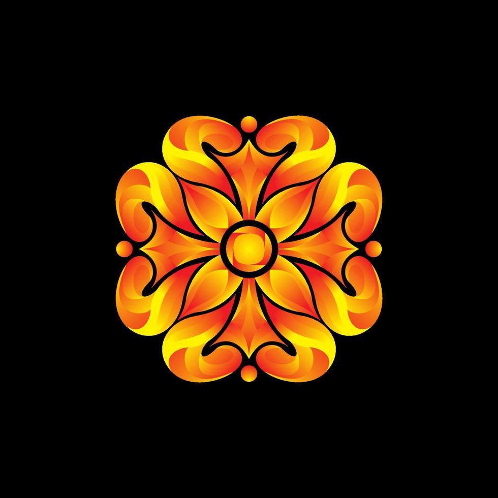 meditation logo template and symbol vector