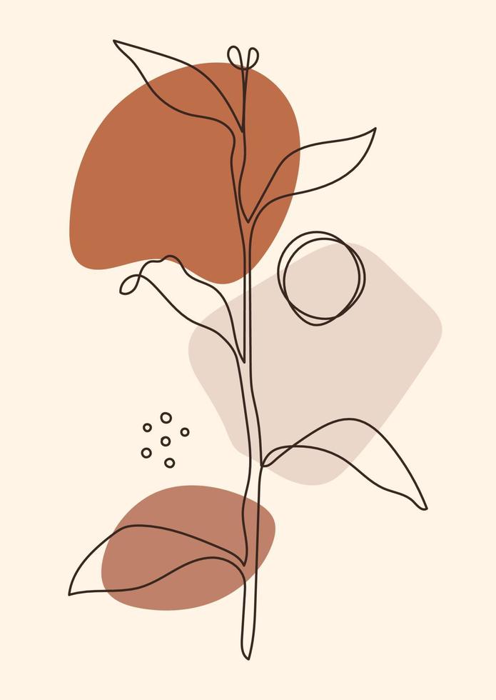 Abstract backgrounds with leaves social media banners with abstract geometric design vector