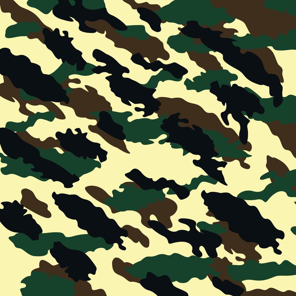 woodland jungle leaves battlefield abstract camouflage pattern military background suitable for print clothing vector