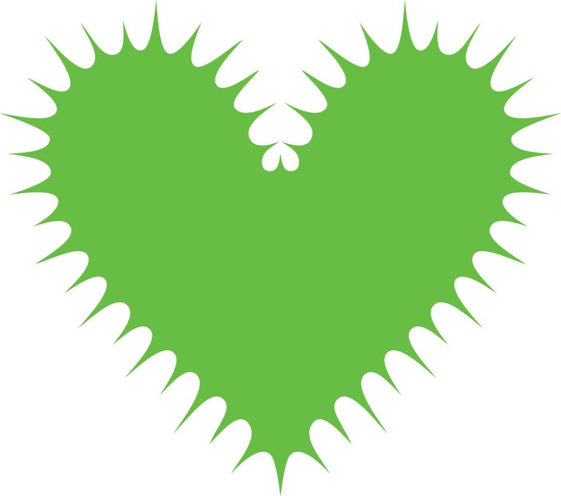 Cactus heart vector