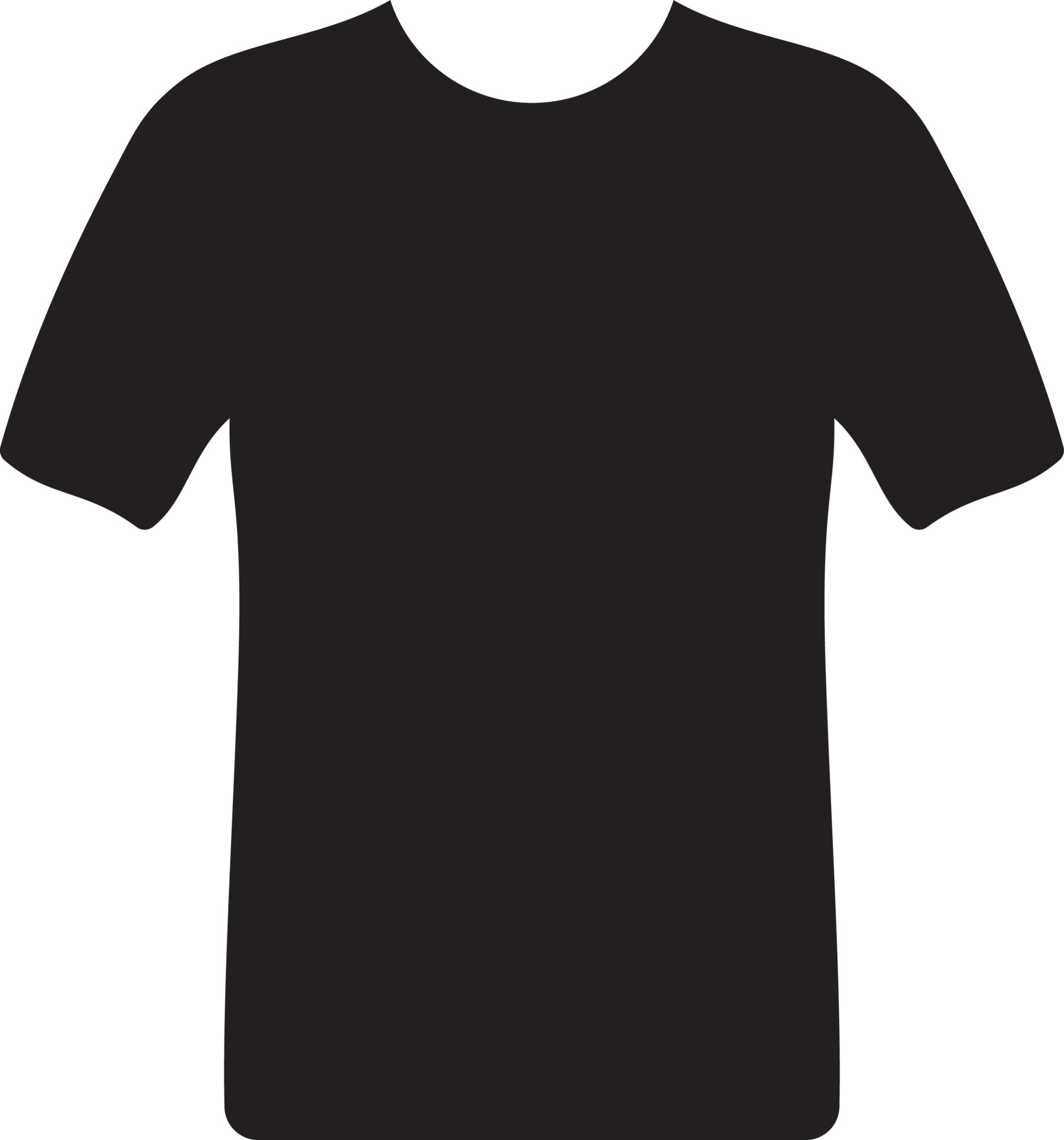 T-shirt blank mockup in black 4785556 Vector Art at Vecteezy