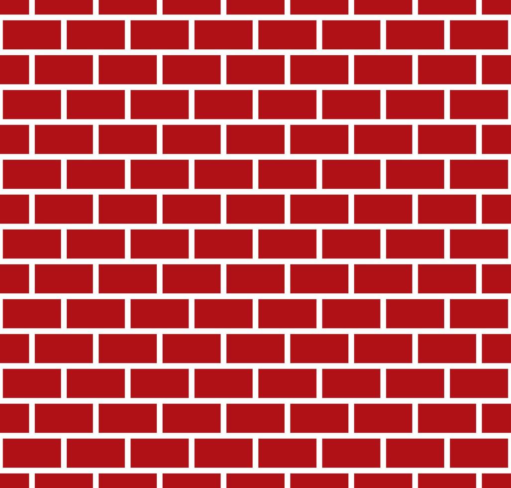 Brick wall vector