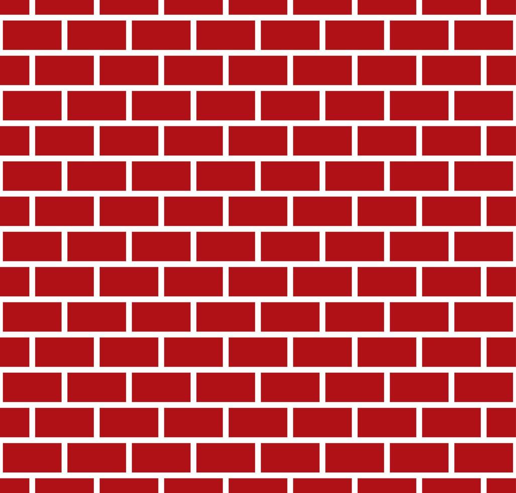 Brick wall vector