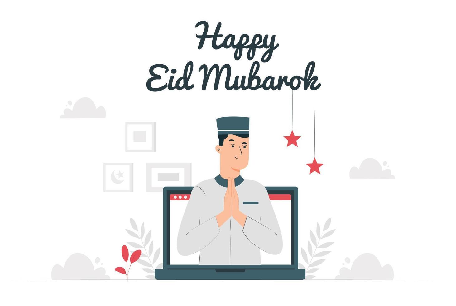 ramadan remotely with a laptop because of keeping a distance vector