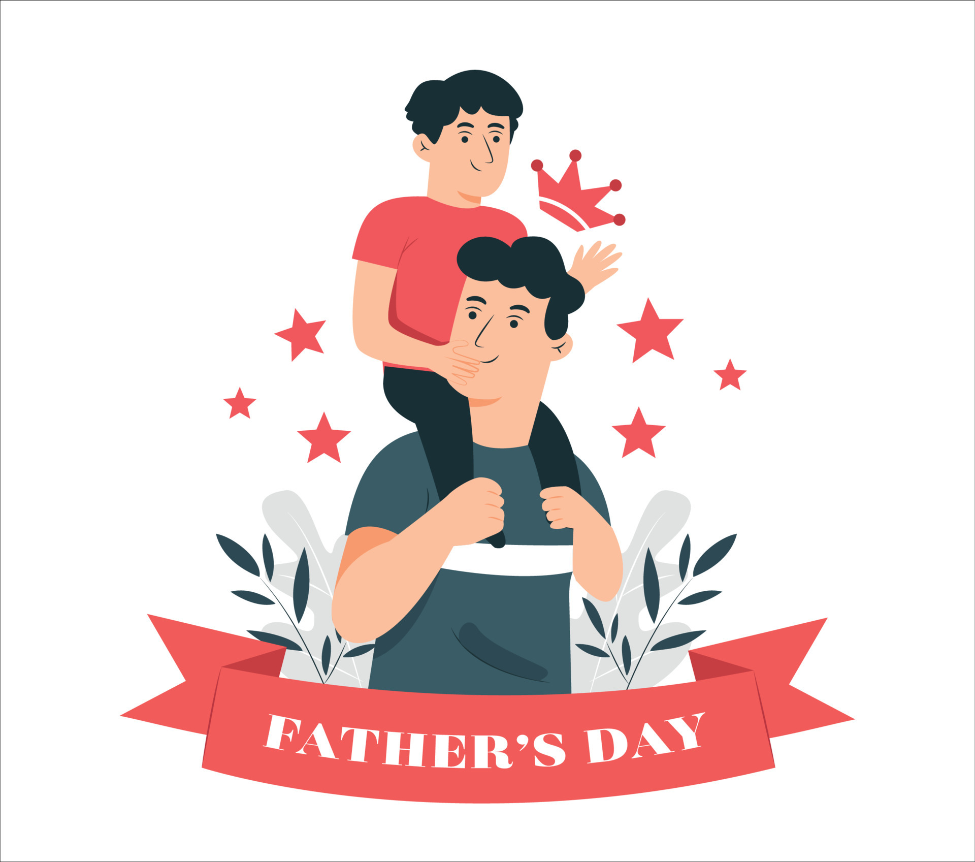 2025 父親節卡通素材下載推薦,整理可愛爸爸、親子互動畫面、Happy Fathers Day主題插圖,適合製作賀卡、社群貼文、DIY手作活動,讓父親節祝福更有溫度!